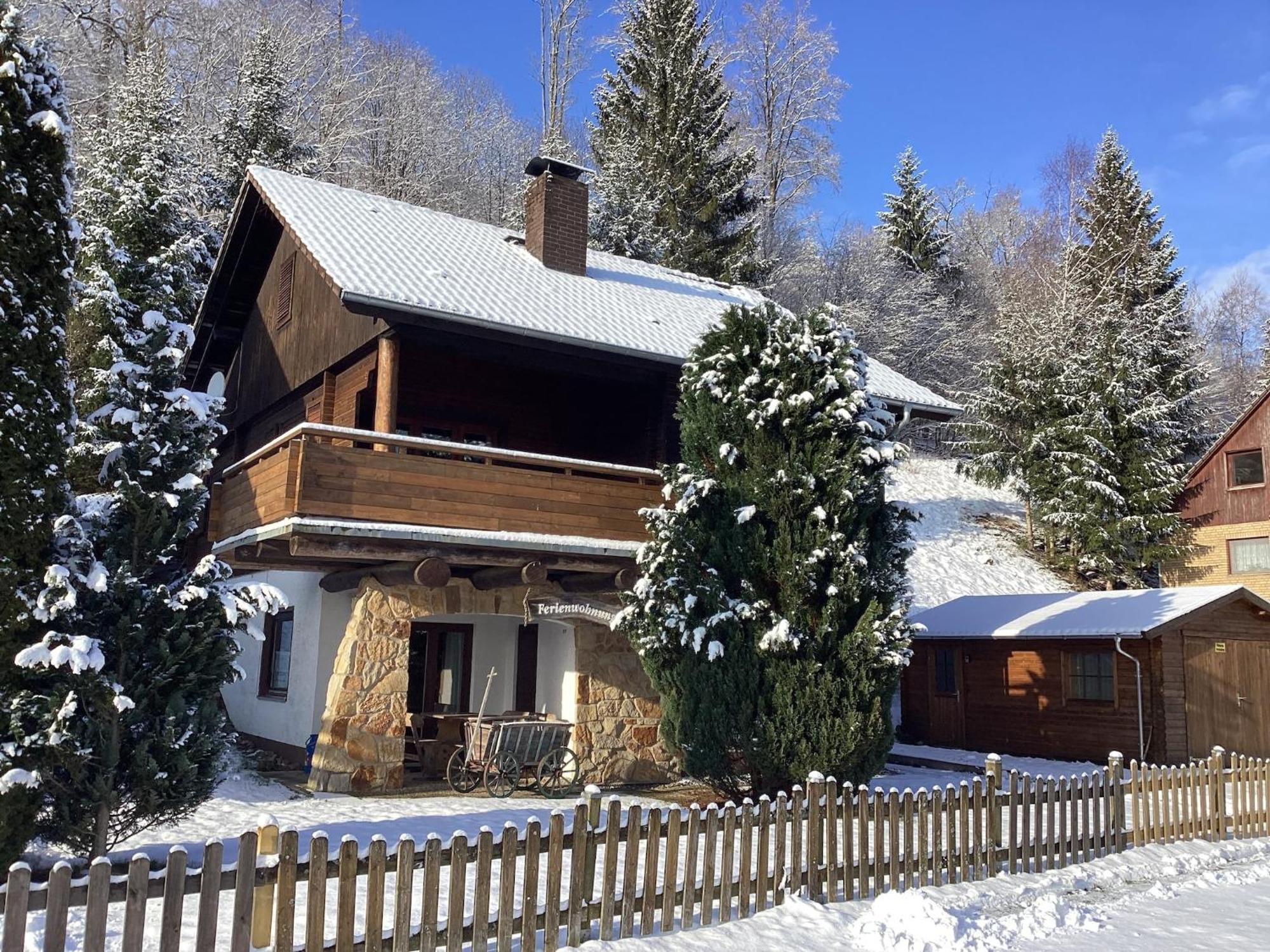 Detached Holiday Residence In The Wonderfully Beautiful Harz Kamschlacken Buitenkant foto